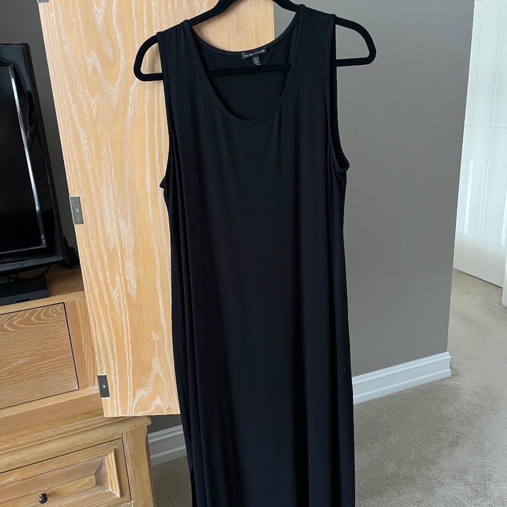 EILEEN FISHER JERSEY TANK DRESS